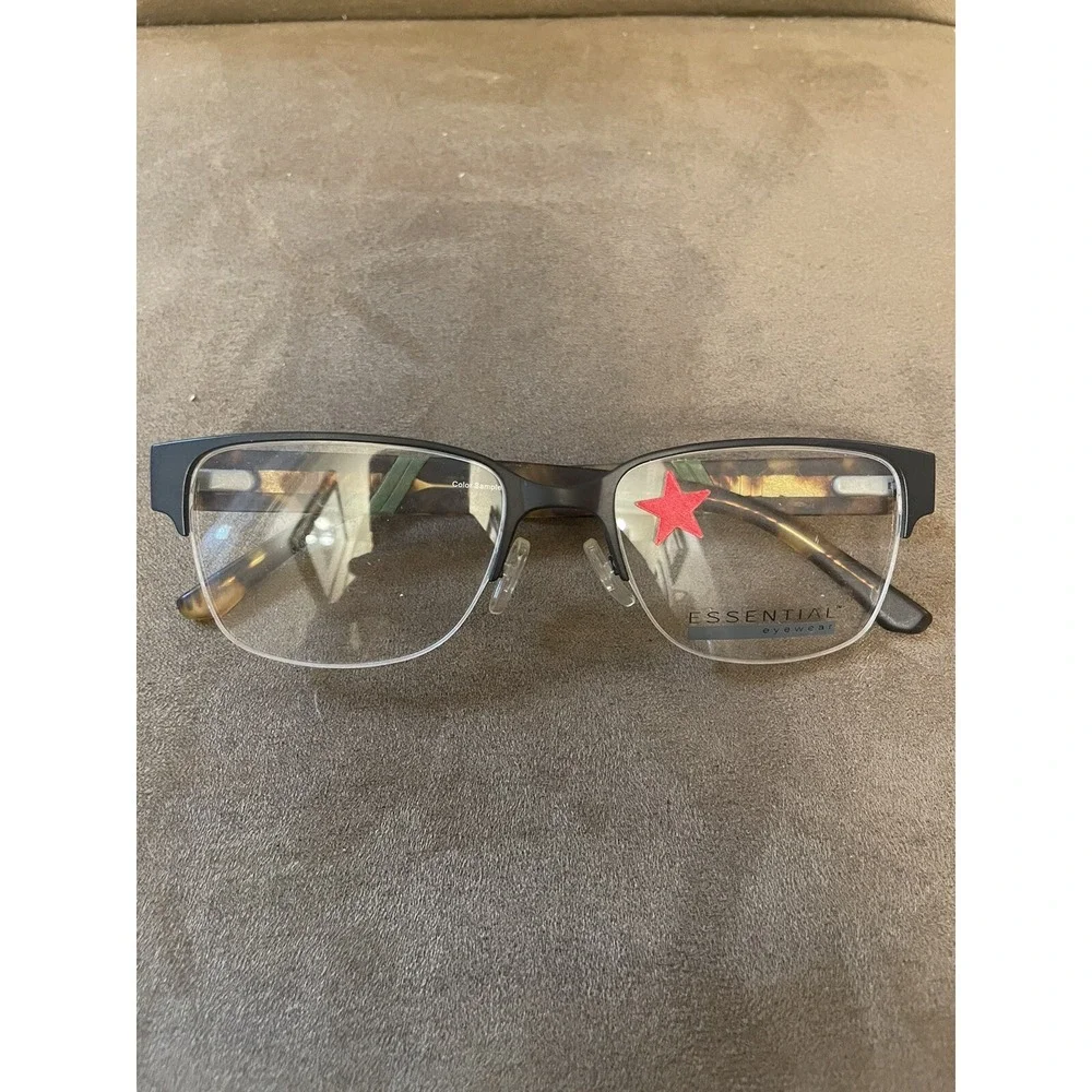 NEW Essential Eyewear EN1154 Full Rim Tortoise Eyeglasses Frame Only 52 18 140mm